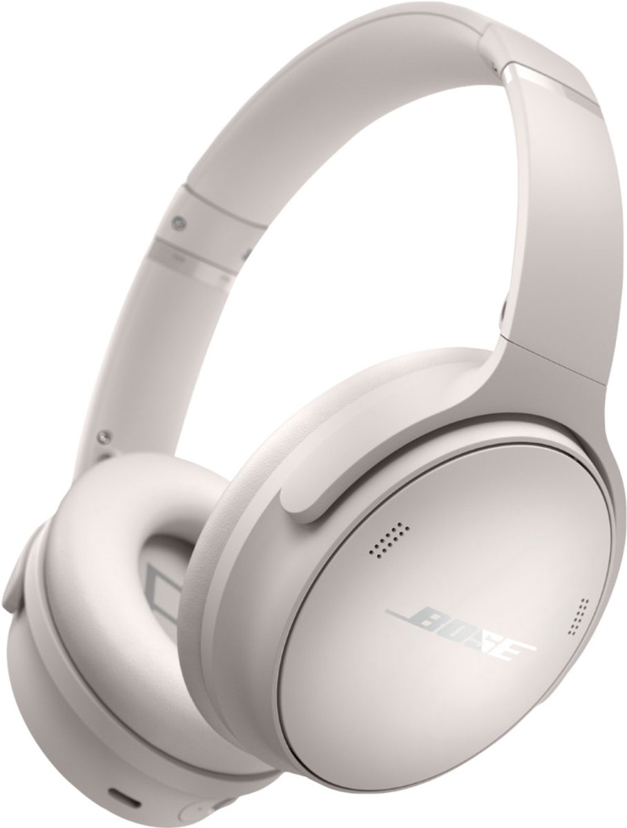 Bose QuietComfort Over Ear hörlurar Bluetooth, Sladd Vit Brusreducering Headset