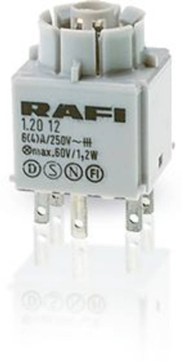 RAFI 1.20.122.022/0000 Brytarblock med kontaktelement 2 NO momentan 250 V 1 st Piece