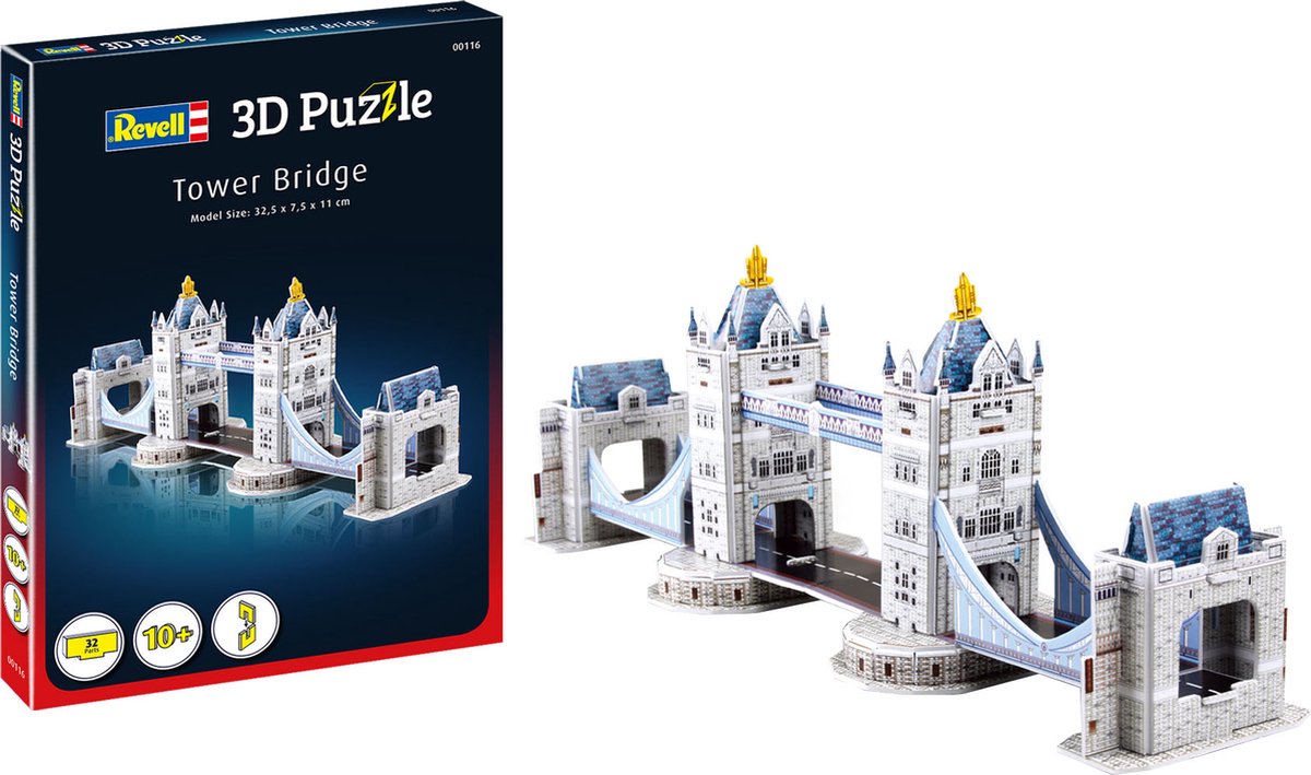 Revell 00116 Mini Tower Bridge Pusseldelar: 32