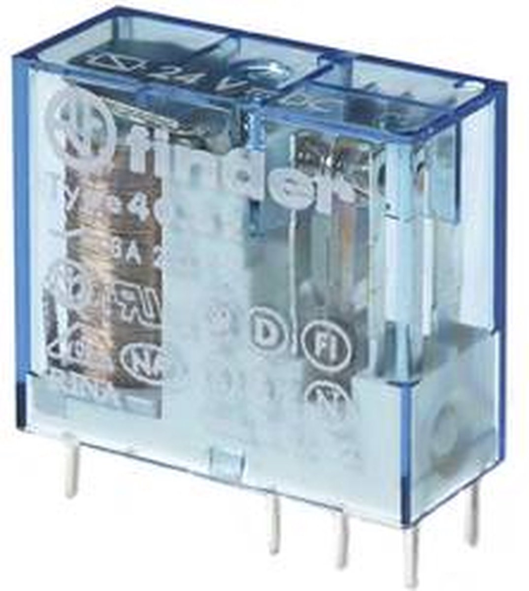 Finder 40.52.9.060.0000 Kretskort-relä 60 V/DC 8 A 2 switch 1 st