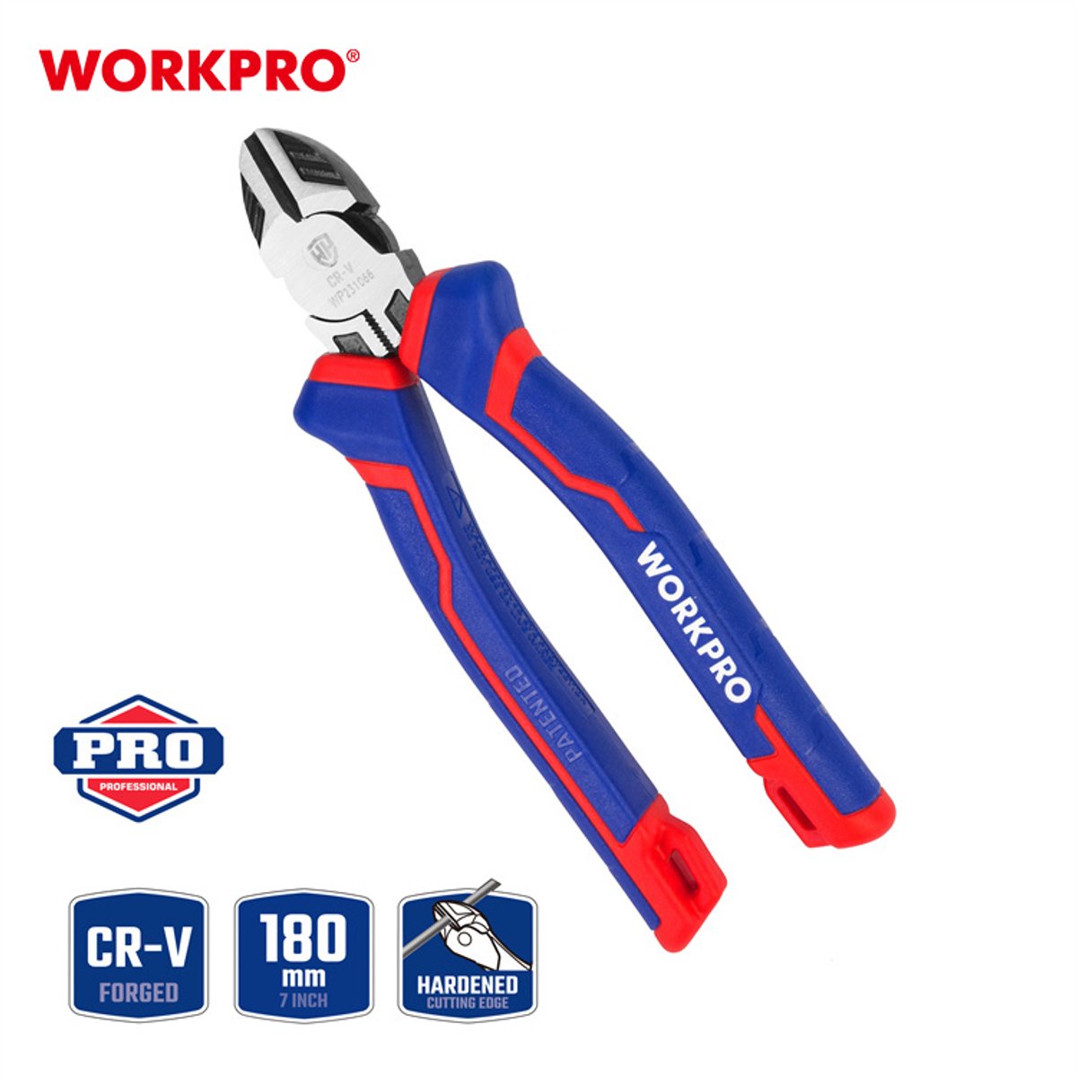 WorkPro WP231066 Universell; Sidoskärare 180 mm