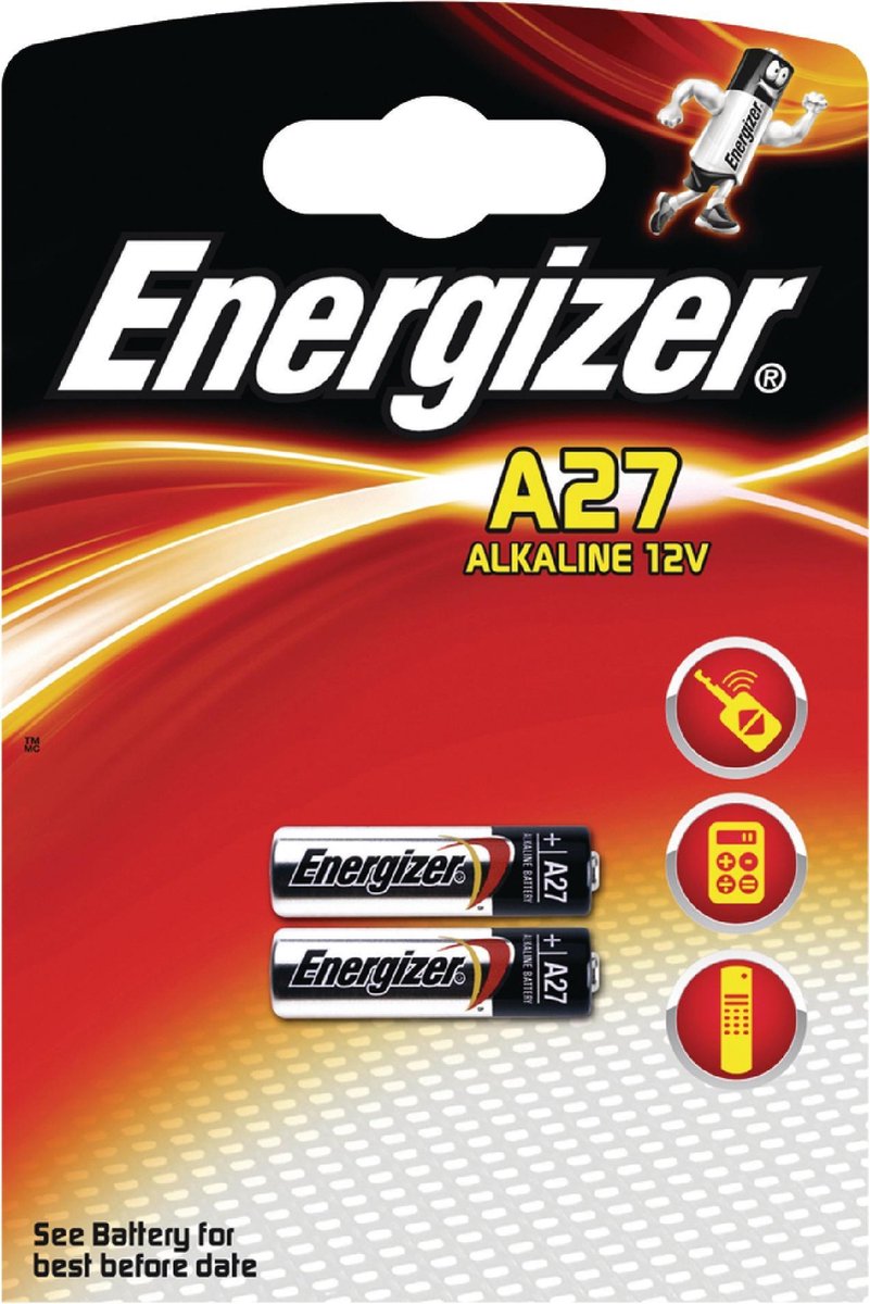 Energizer A27 Specialbatteri 27 A Alkaliskt 12 V 22 mAh 2 st