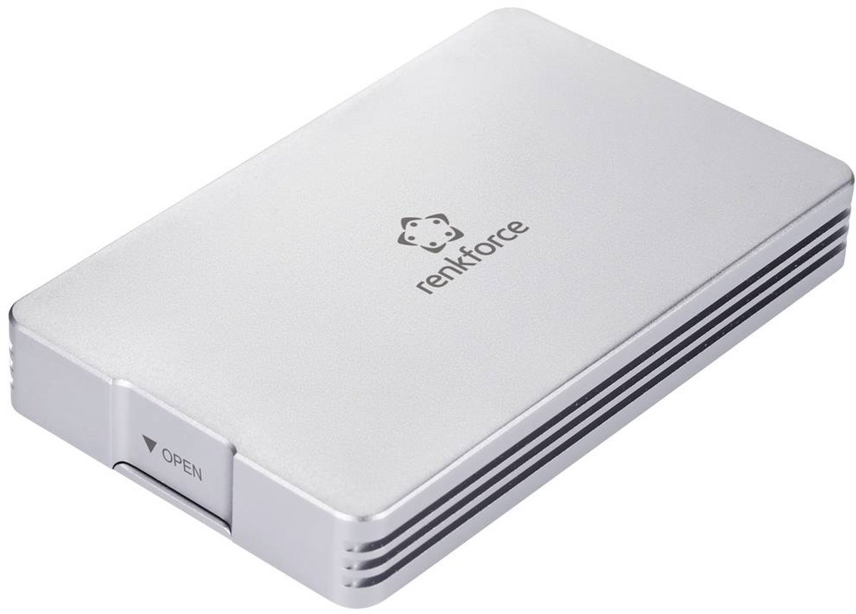 Renkforce RF-5587612 M.2 SSD-hölje USB 4 40 GBit/s M.2 PCLe NVMe 2280 RF-5587612