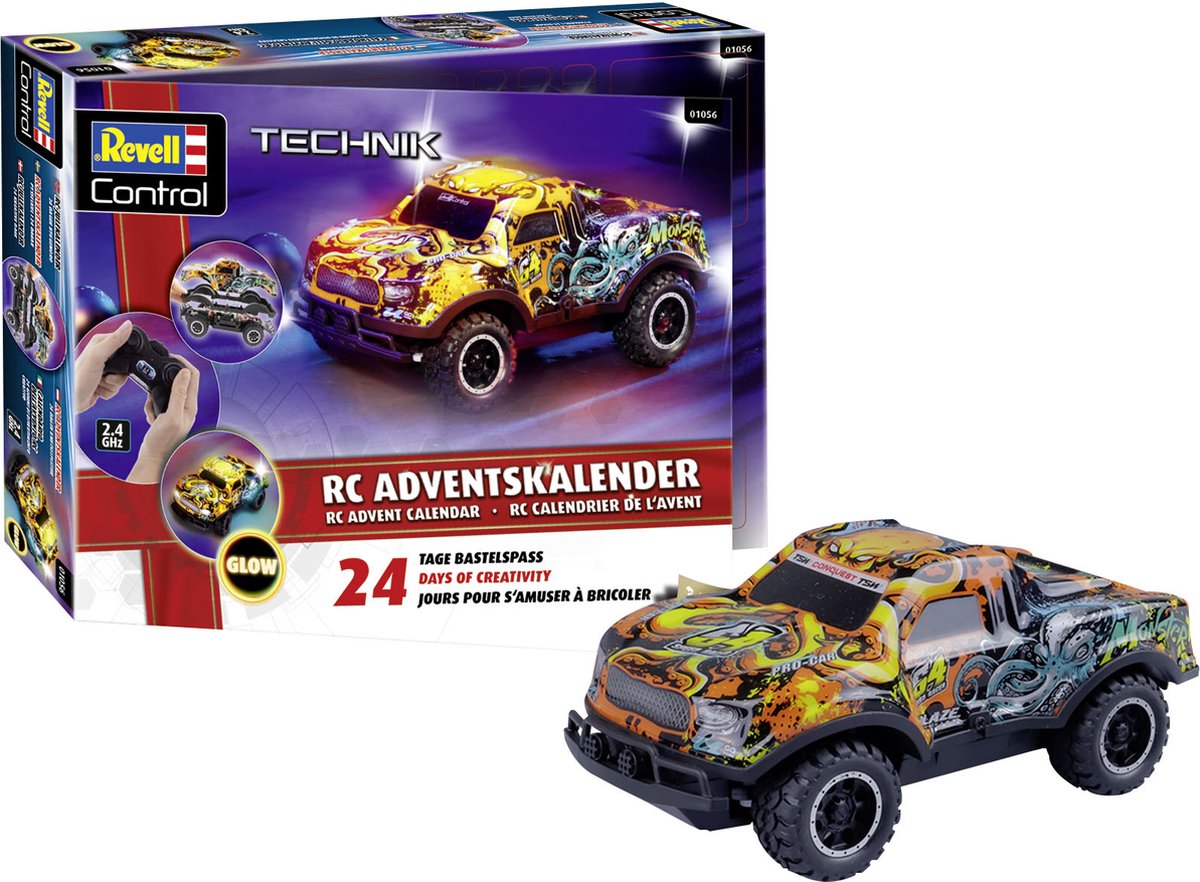 Revell Control RC Christmas Driver Byggsats Adventskalender Åldersklass från 8 år