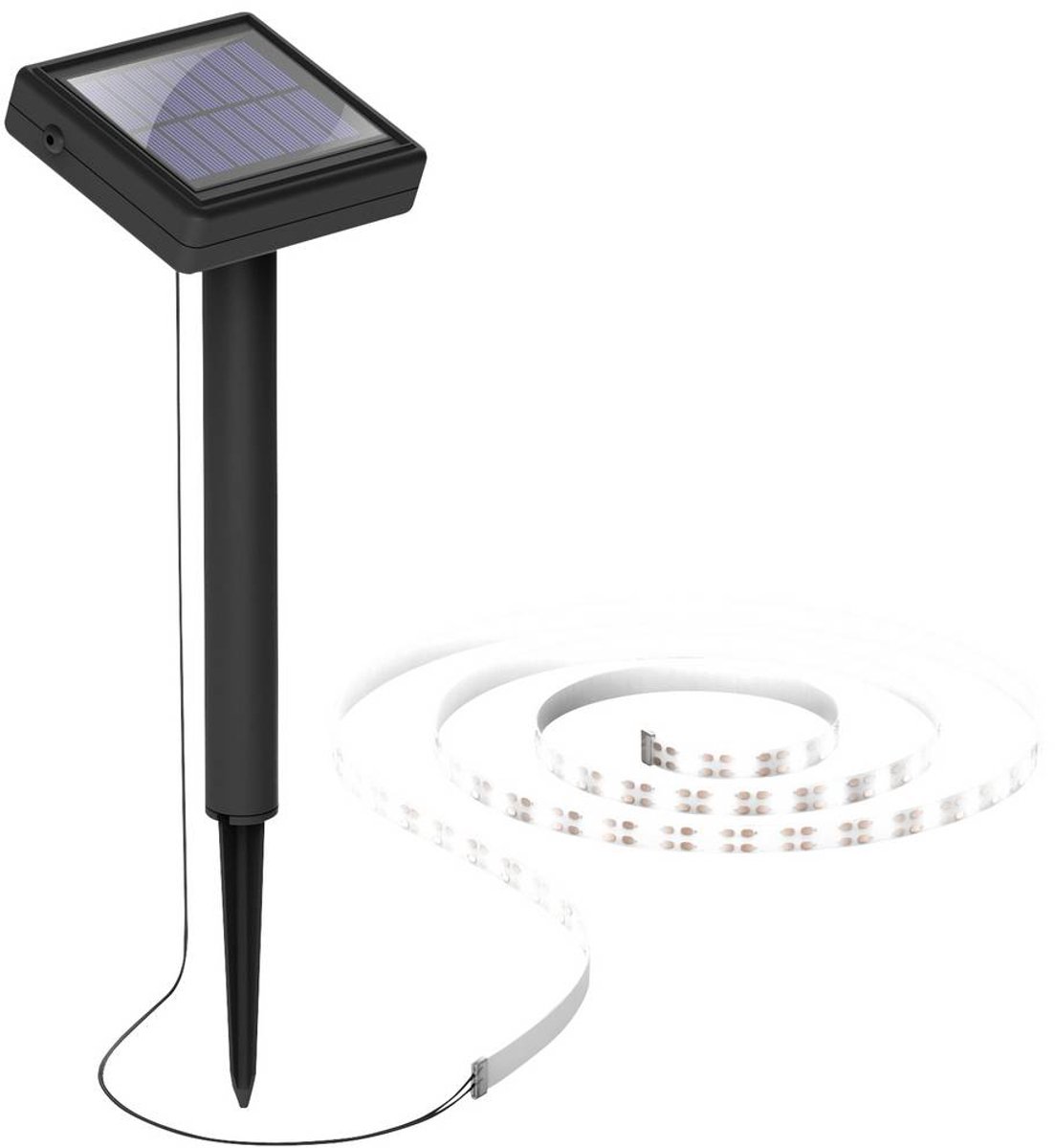 Megatron MT70011 Solcellsljusslinga Utomhus LED Varmvit Belyst längd: 3 m Med solcell