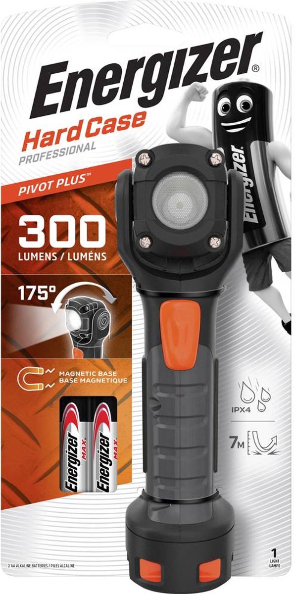 Energizer Hardcase Pivot E301340800 LED Ficklampa batteri 300 lm