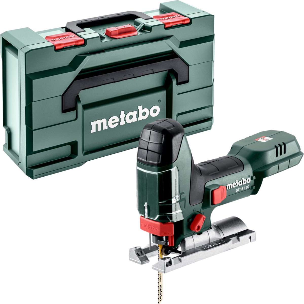 Metabo ST 18 L 90 Sticksåg Batteridriven 601047840 exkl. batteri/laddare 18 V Antal batterier som ingår 0