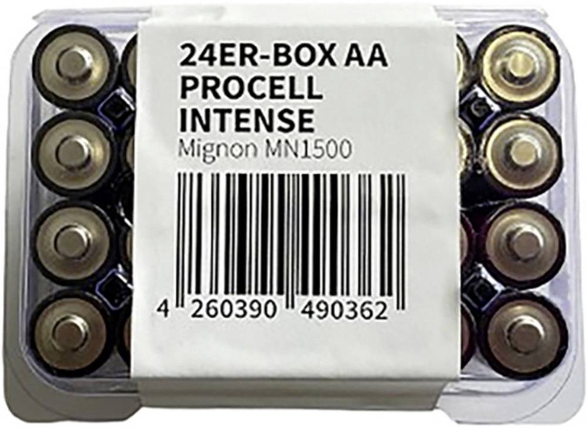 PROCELL Batteri AA (R6) Mingon LR6 Alkaliskt 2850 mAh 1.5 V 24 st