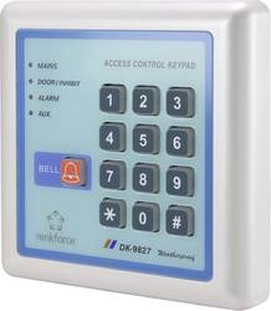 Renkforce 1582598 Digital kodlås Ytmontering Set 12 V IP65 med upplyst knappsats