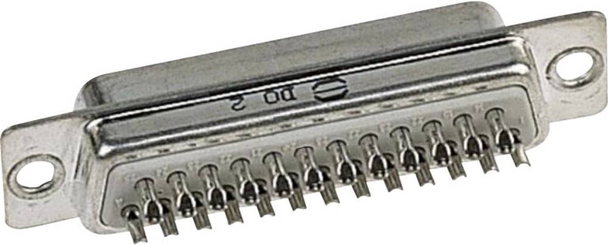 HARTING 09670155615 D-Sub stiftlist 180 ° Antal poler: 15 Lödhona 1 st