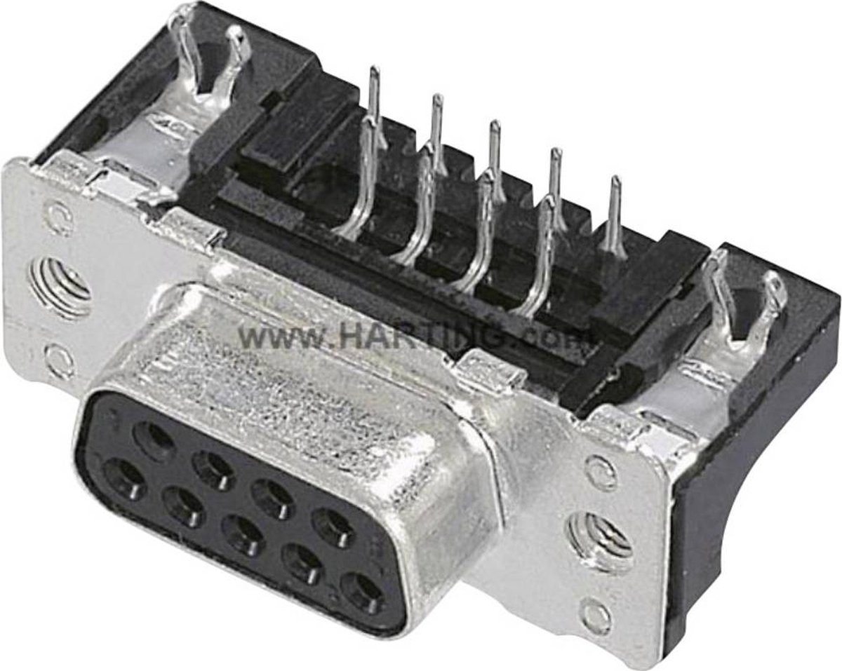 HARTING 09662526615 09662526615 D-Sub honkontakt 90 ° Antal poler: 15 Lödning 1 st