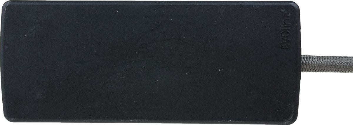 EVOline 1510.0000.0100 Stickpropp flat Plast med urkopplingshjälp 230 V Svart IP20