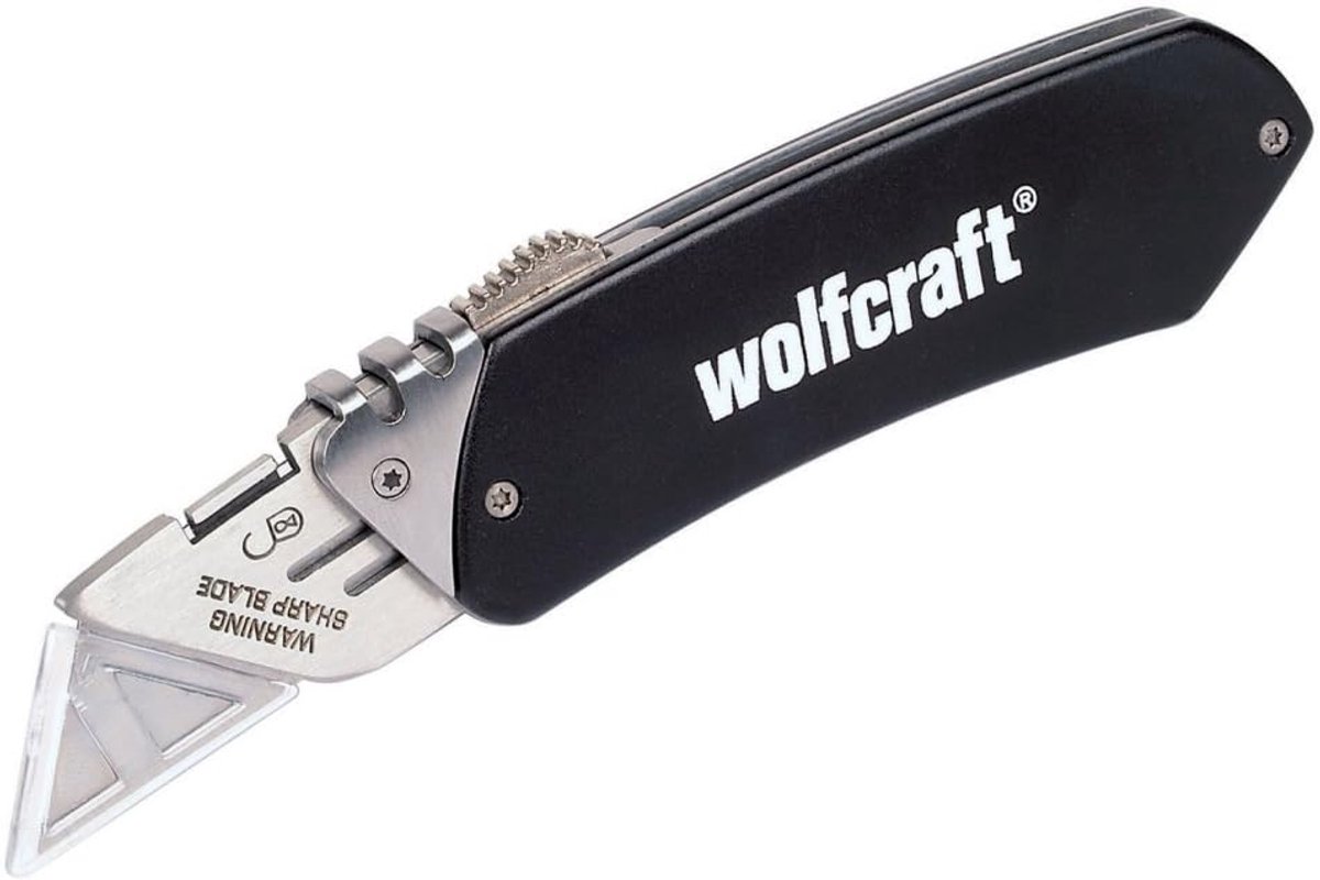 Wolfcraft 4124000 Fritidskniv i aluminium 1 st