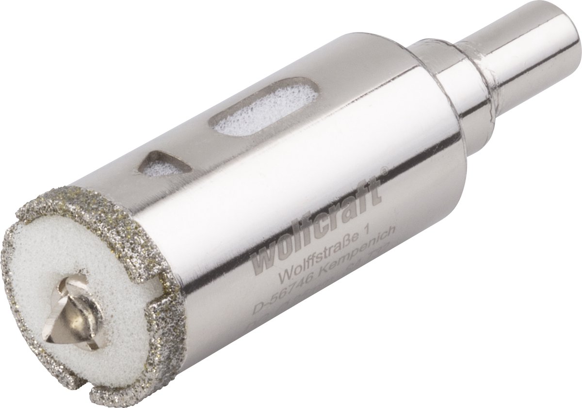 Wolfcraft 5924000 5924000 Hålsåg 25 mm diamant-belagd 1 st