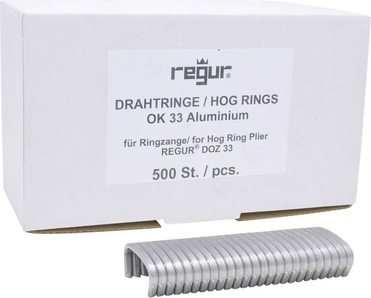 Regur 60722 Trådringar 450 st Mått (L x B) 35 mm x 95 mm