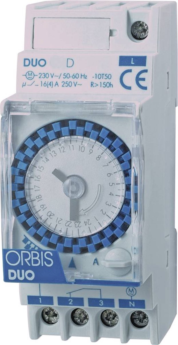 ORBIS Zeitschalttechnik DUO D 230 V Digitalt kopplingsur analog 230 V/AC
