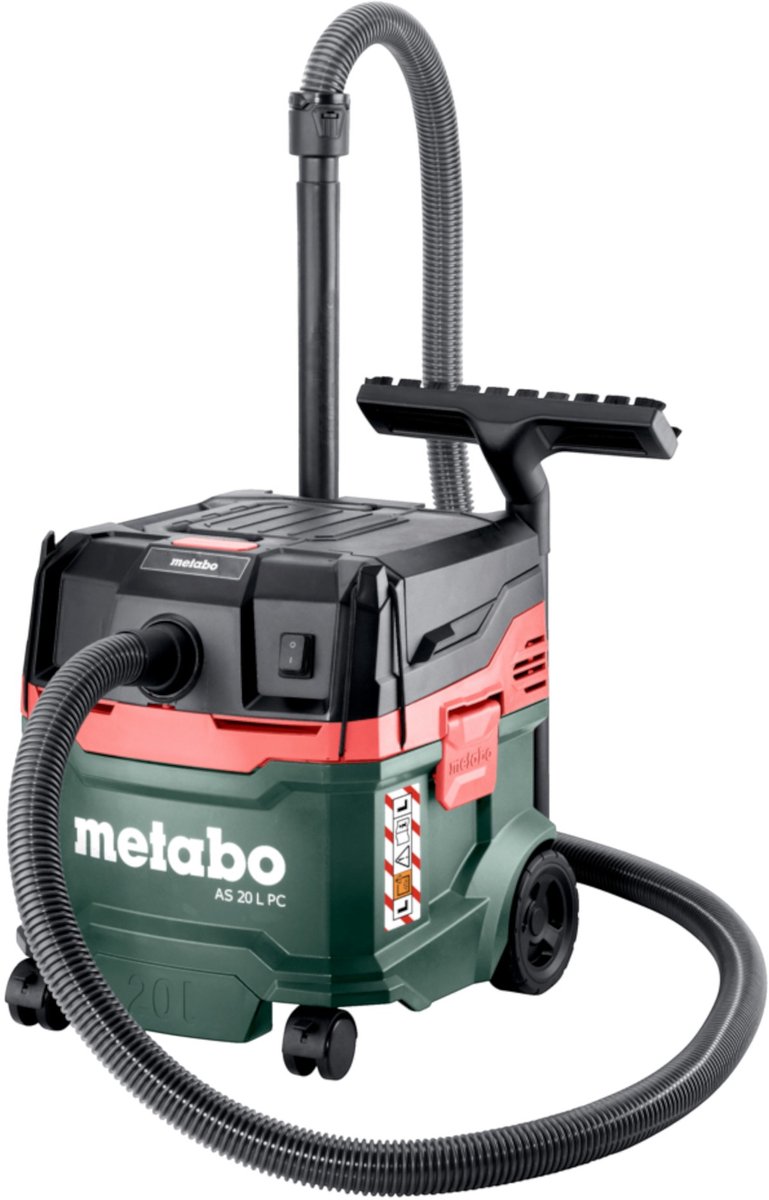 Metabo AS 20 L PC 602083000 Grovdammsugare 1-pack 1200 W 20 l Dammklass L certifierad