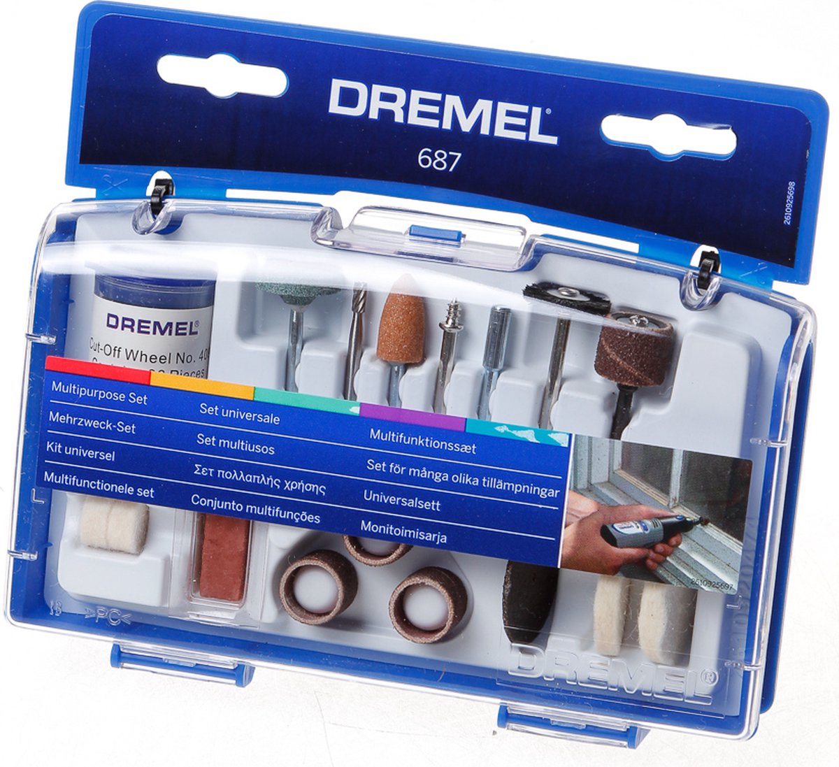 Tillbehörssats Dremel 687 1 set