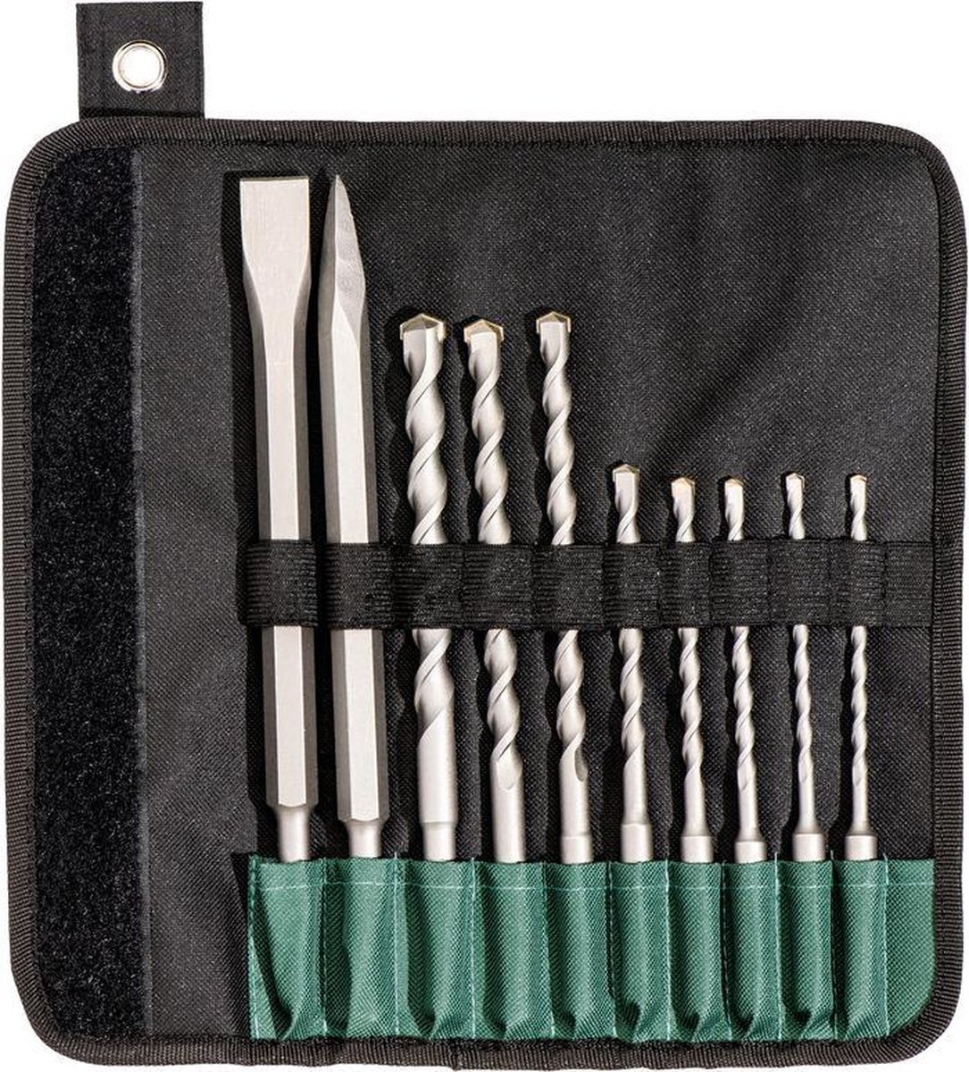 Metabo 630824000 Betong-spiralborr set 10 delar 5 mm, 5.5 mm, 6 mm, 7 mm, 8 mm, 10 mm, 12 mm, 14 mm SDS-Plus 10 st