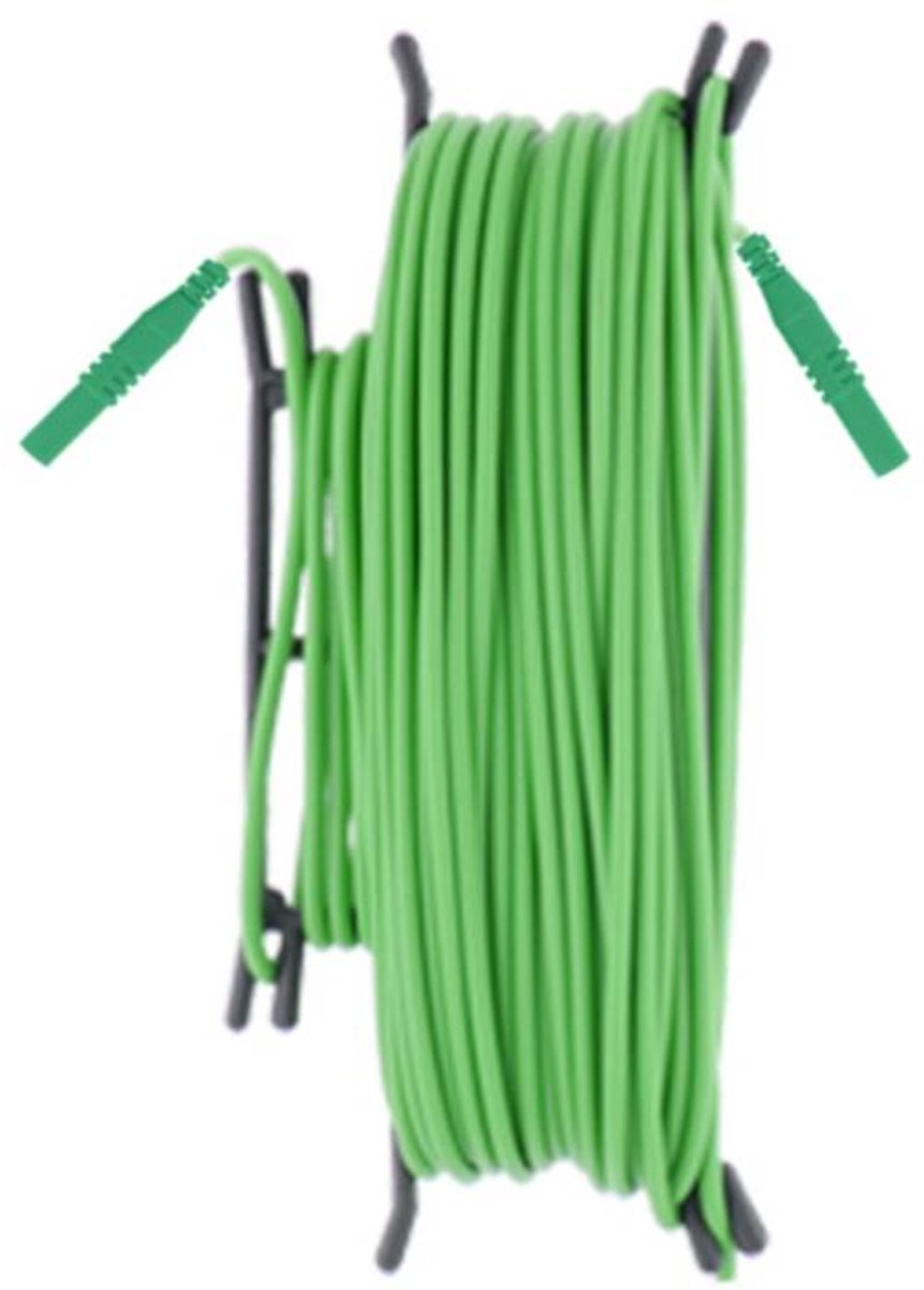 Metrel A 1608 Säkerhets-mätledning Banankontakt 4 mm Banankontakt 4 mm 20 m Grön 1 st