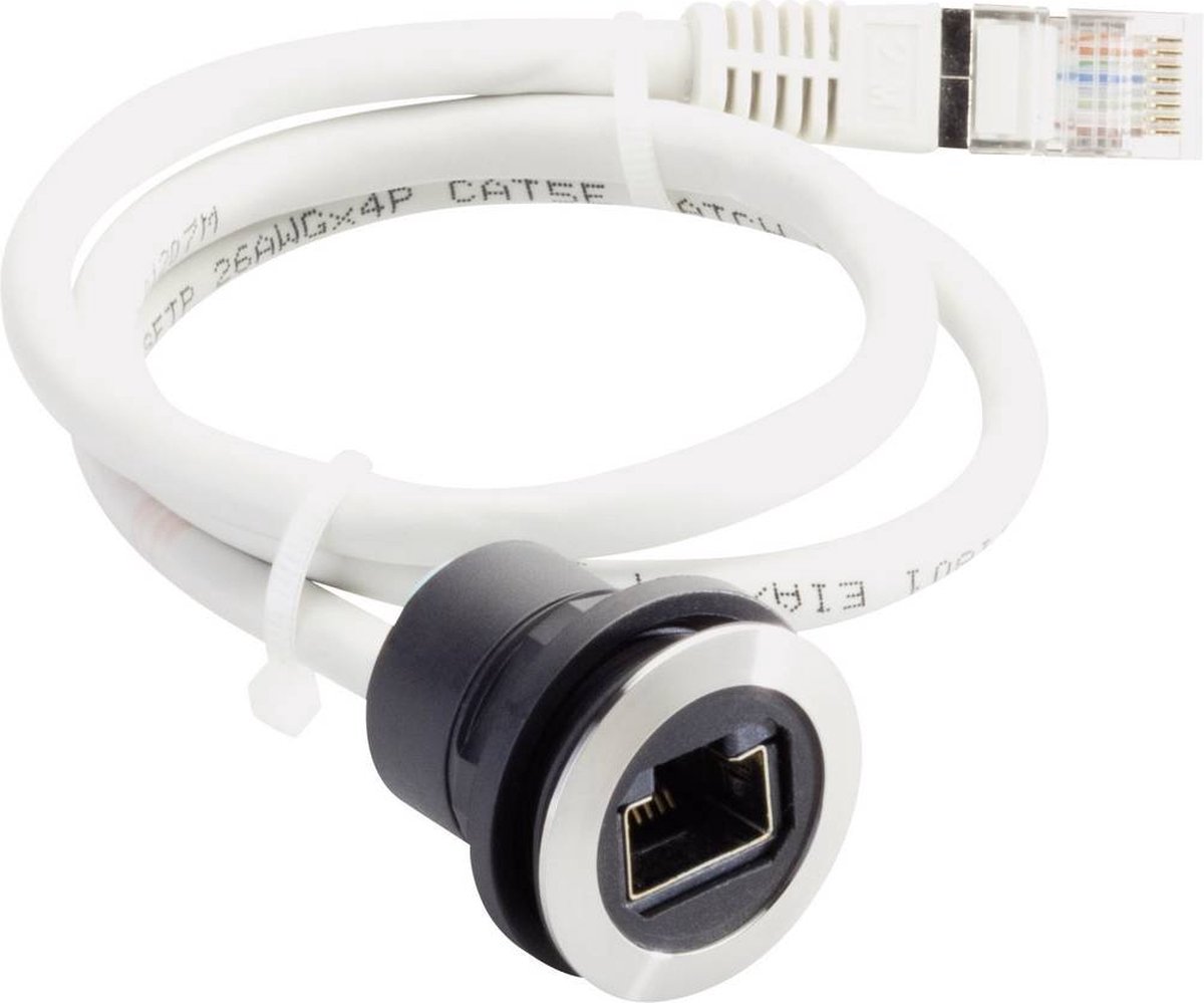 Schlegel RRJVA_RJ45 RJ45-anslutning för inbyggnad RRJVA_RJ45 Hona inbyggd, Kontakt hane rak Poler: 8P8C Antal poler (RJ) 8P8C Svart, Silver 1 st