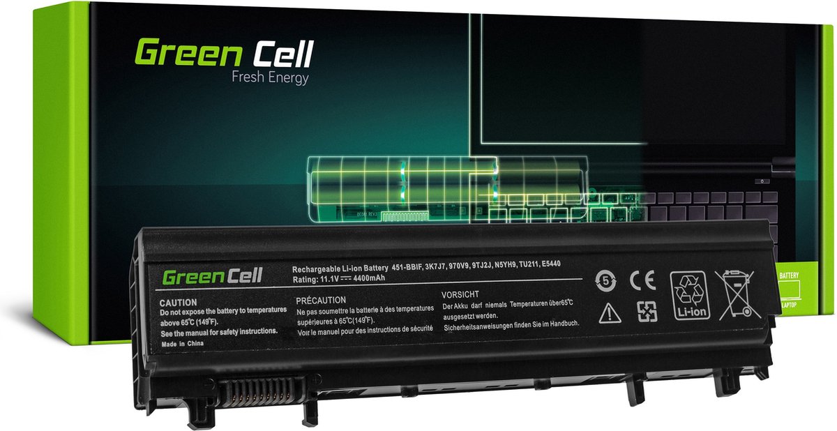 Green Cell Laptop batteri VV0NF N5YH9 11.1 V 4400 mAh Dell