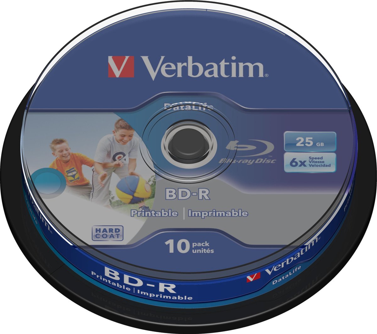 Verbatim 43804 Blu-ray BD-R 25 GB 10 st Spindel Skrivbar