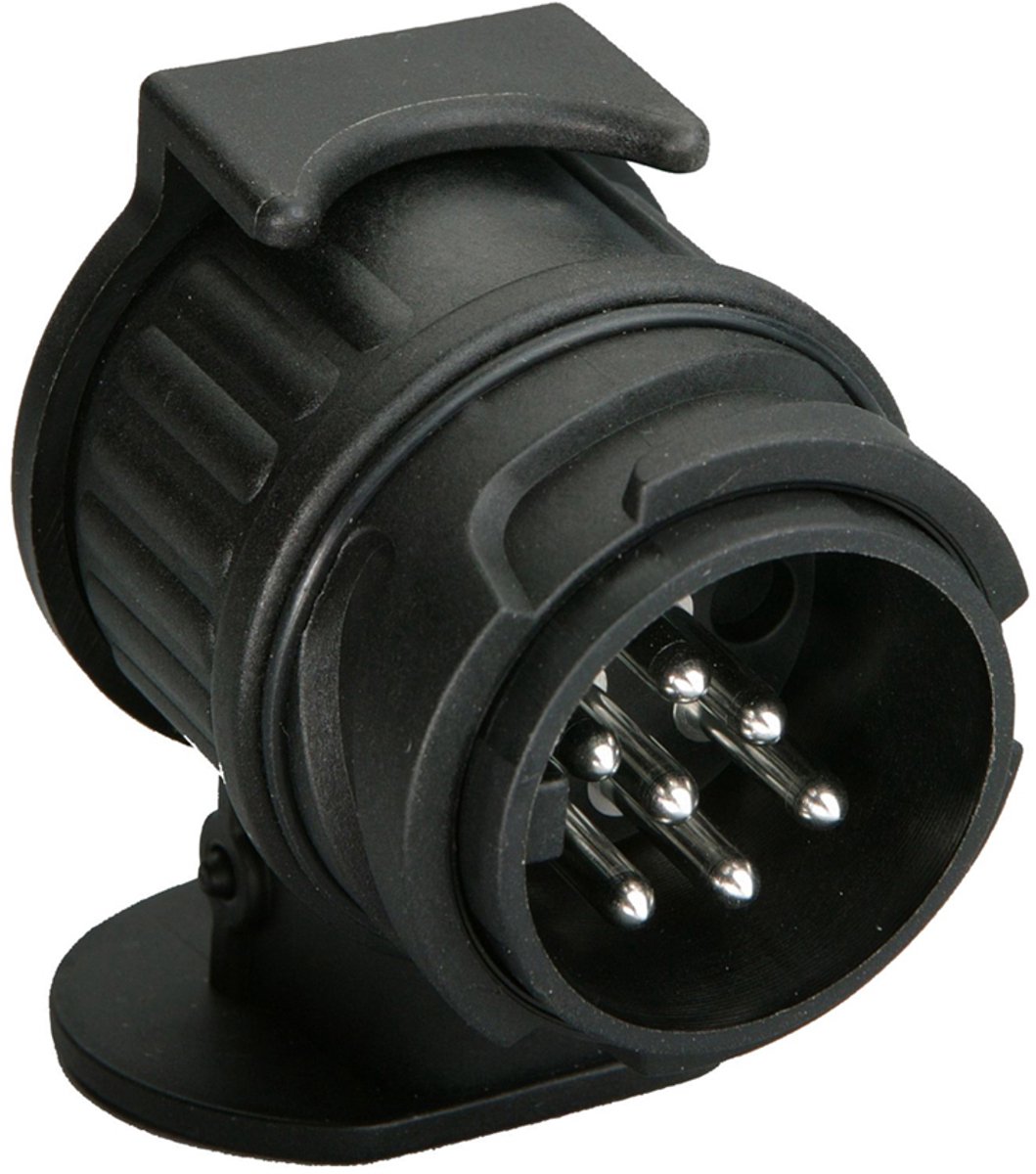 IWH 010210 Släpvagn adapter [Sockel 13-polig - Stiftkontakt 7-polig] Plast
