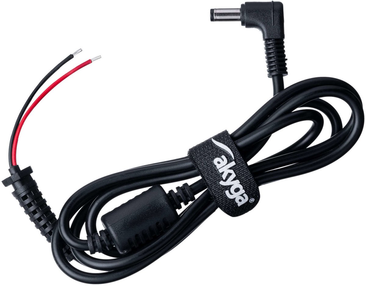 Akyga Lågvolt-adapterkabel DC-kontakt: 4,8 x 1,7 mm - Öppen ände 4.8 mm 1.7 mm 1.2 m 1 st Piece