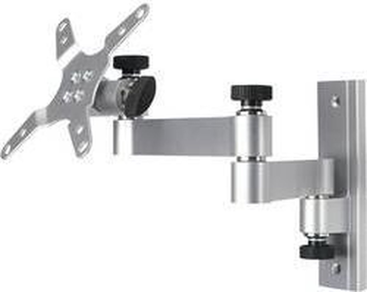 SpeaKa Professional SP-6514852 Monitor-väggfäste 1 Skärm(ar) 33,0 cm (13) - 76,2 cm (30) Silver Tiltbar, Svängbar, Utdragbar