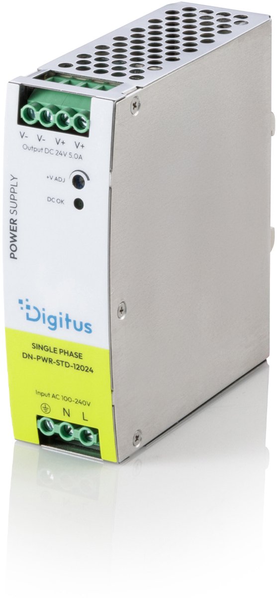 Digitus DN-PWR-STD-12024 Industrinätenhet 24 V/DC 5 A 120 W Innehåll 1 st