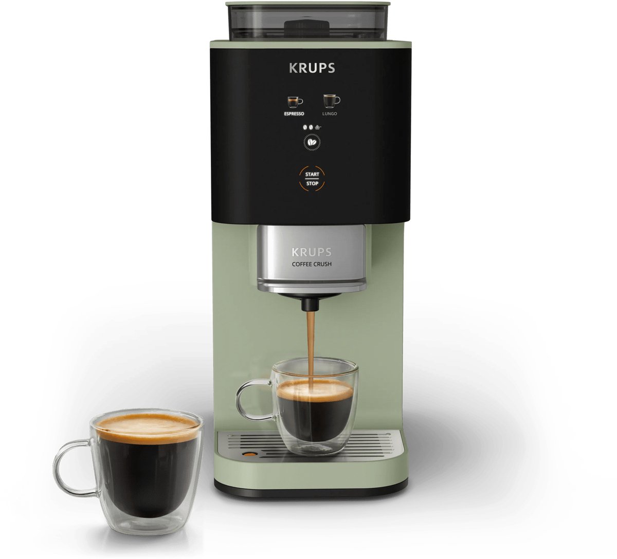 Krups SA401LE0 Kaffebryggare Automatisk Grön