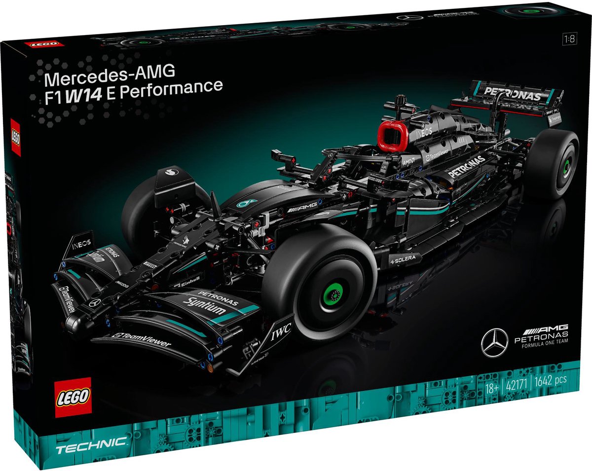 LEGO® TECHNIC 42171 Mercedes-AMG F1 W14 E prestanda