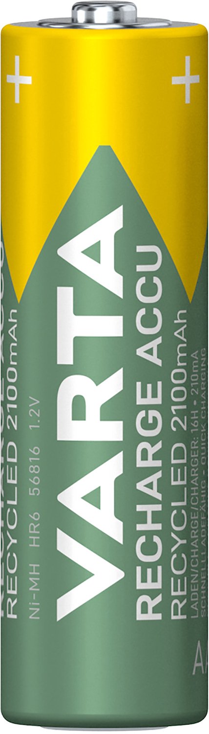 Varta RECH.AC.RECYC.AA2100mAh BLI4 Laddbart batteri AA (R6) NiMH 2000 mAh 1.2 V 4 st