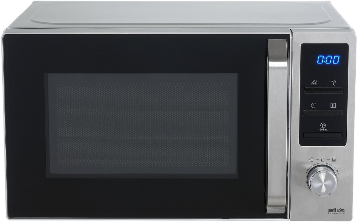 Silva Homeline MWG-E 20.8 Mikrovågsugn Svart, Rostfritt stål 800 W Grillfunktion