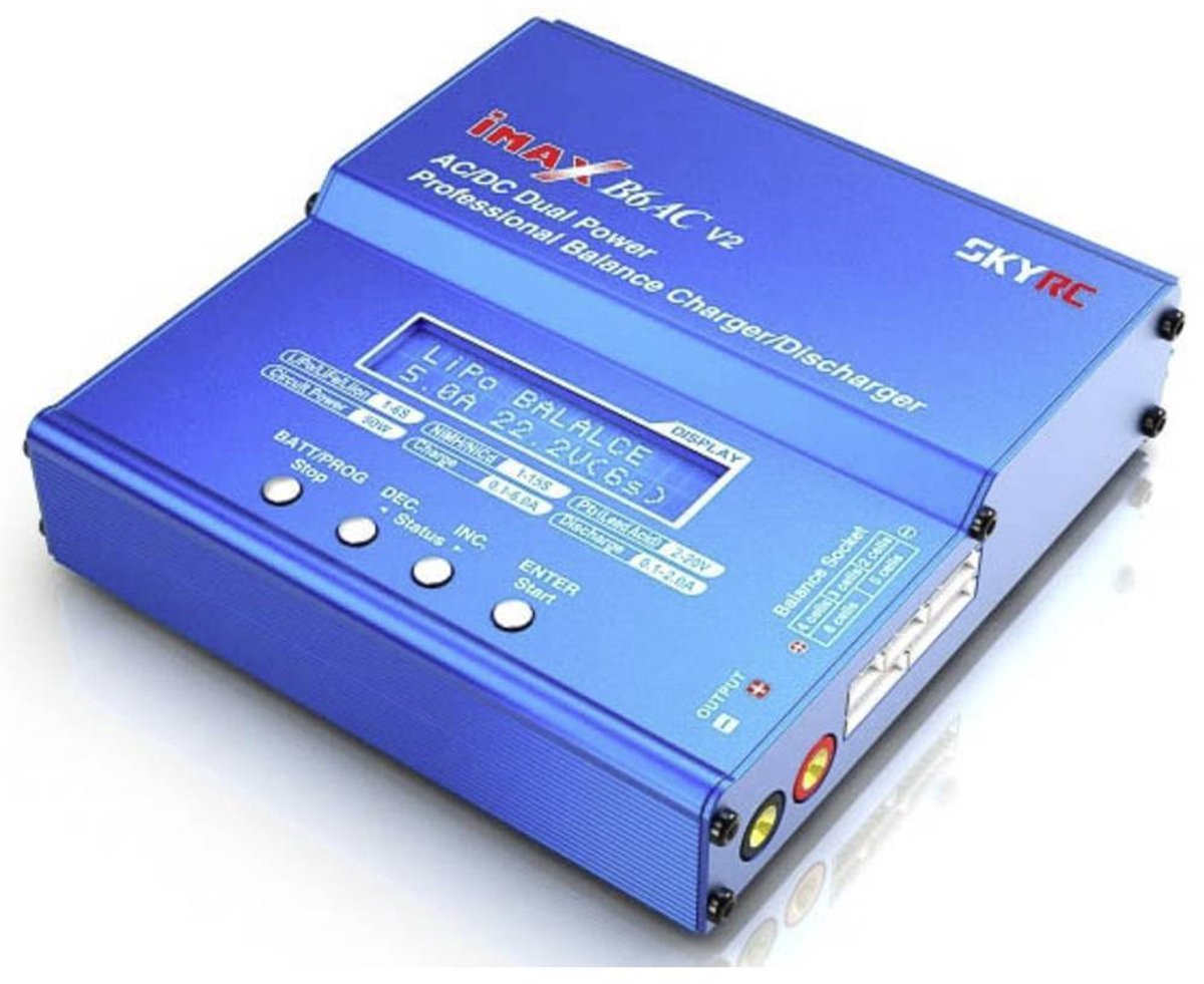 SKYRC B6AC V2 Multifunktionsladdare 6 A LiPo, LiFePO, LiIon, NiMH, NiCd, Bly