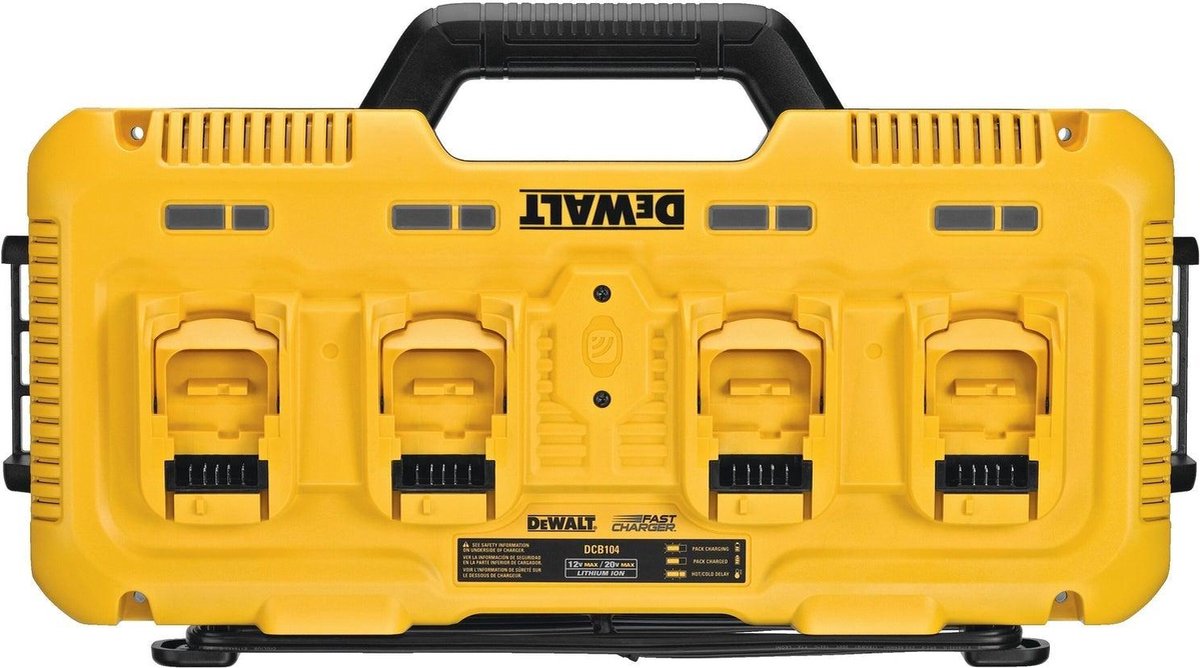 DEWALT DCB104 Snabbladdare DCB104-QW inkl. laddningsindikering