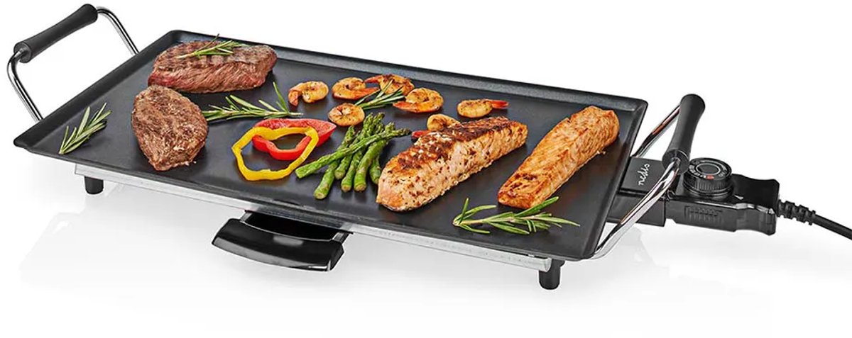 Nedis FCTE110EBK50 Bordsgrill Teppan Yaki Svart