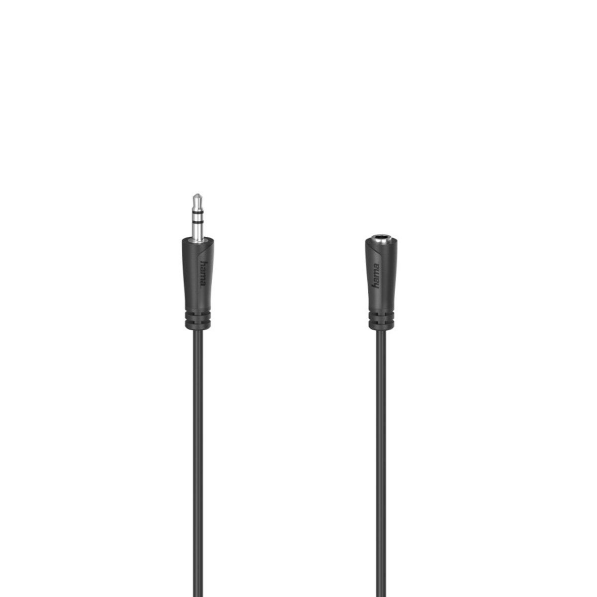 Hama 00205121 Teleplugg Audio Förlängningskabel [1x UK-kontakt - 1x Telejack 3.5 mm] 5 m Svart