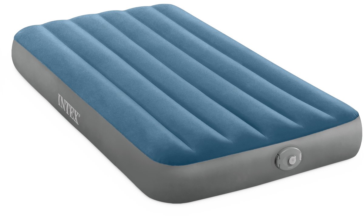 Intex 64187NP Uppblåsbar säng (L x B x H) 191 x 99 x 25 cm Blå