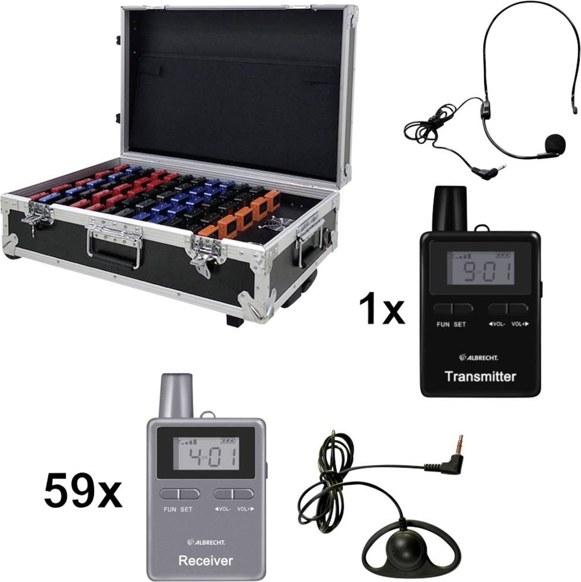 Albrecht ATT/ATR400 60er 29970.S60 Tour Guide System 60-pack