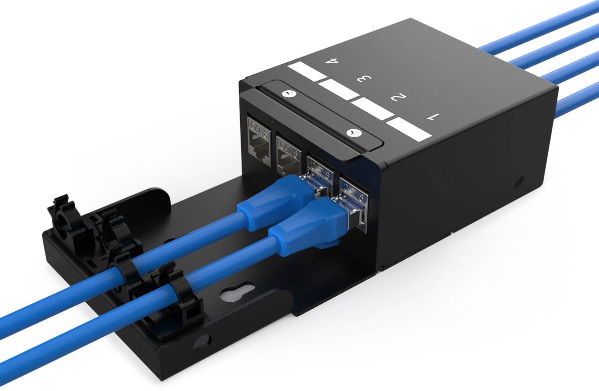 Digitus DN-93708-4 RJ45-modulbärare Keystone Bare PCB 1 st