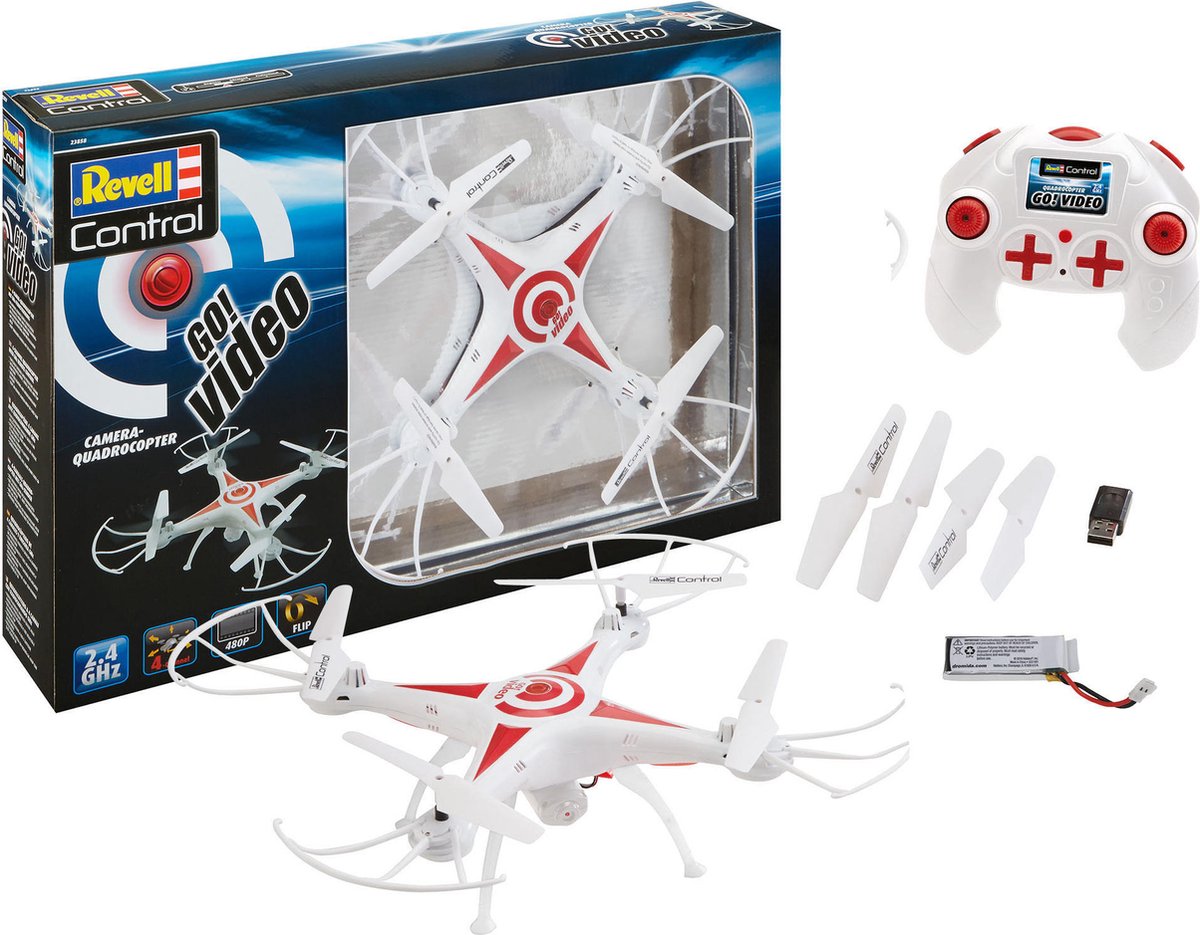 Kameraflygning Quadrocopter Revell Control GO! Video RtF