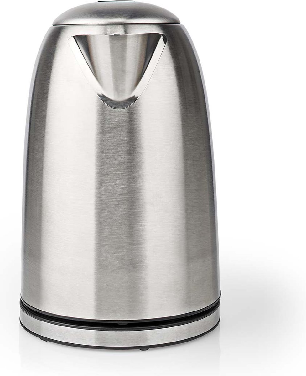 Nedis KAWK350EAL Vattenkokare Silver, Svart Kapacitet: 1.7 l