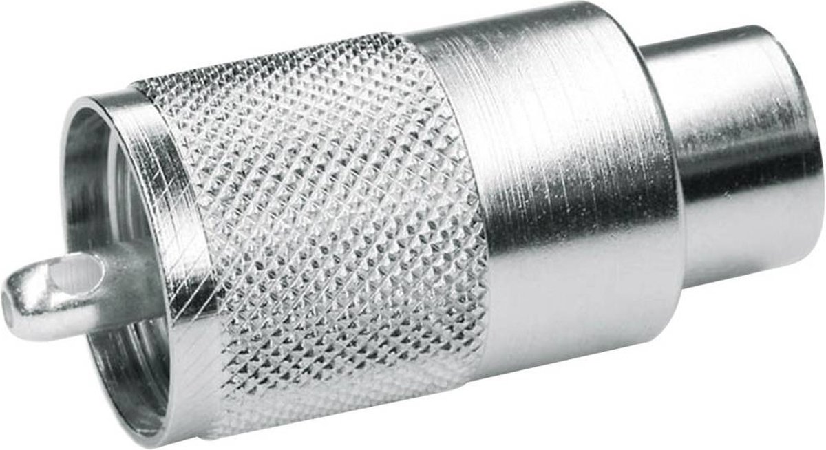 Telegärtner 100024337 100024337 UHF-kontaktdon Kontakt hane rak 50 Ω 1 st