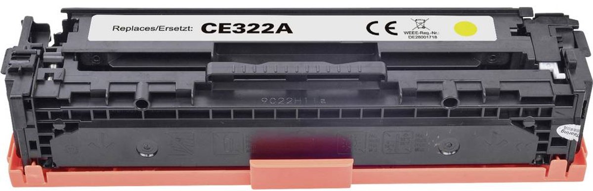 Renkforce Toner Ersätter HP 128A, CE322A Kompatibel Gul 1300 sidor RF-HPCE322A RF-6721380