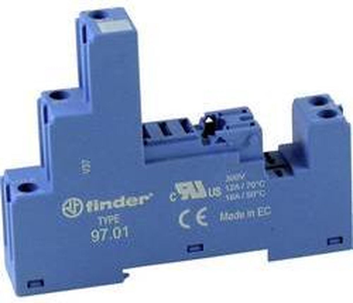 Finder 97.01 Reläsockel Finder 46.61 (L x B x H) 82.9 x 15.8 x 35.3 mm 1 st