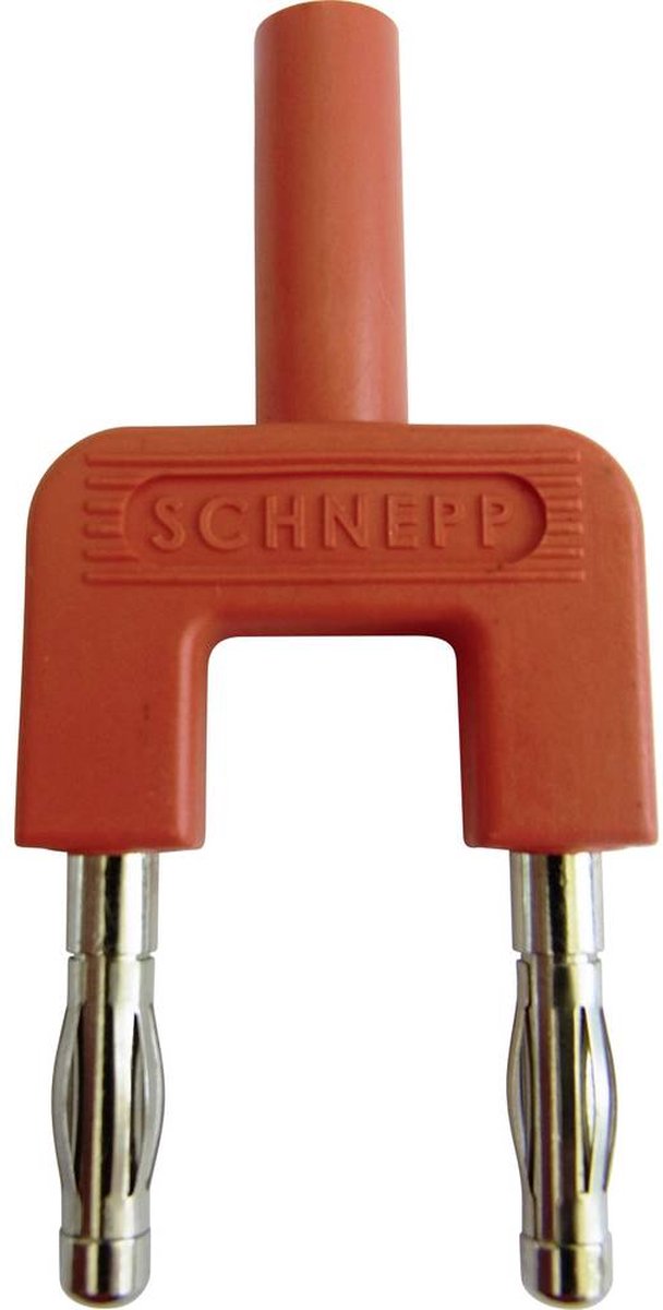Schnepp 19/4mB/rt Kortslutningskontakt Röd Stift-Ø: 4 mm Stiftavstånd: 19 mm 1 st Piece