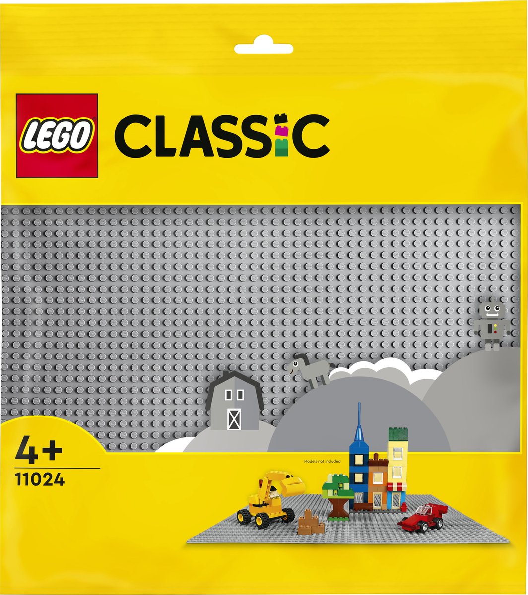 11024 LEGO® CLASSIC Grå byggplatta