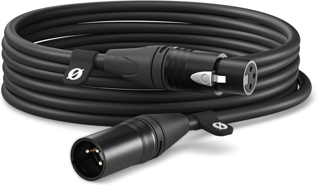 Rode XLR6M XLR Anslutningskabel 6 m Svart